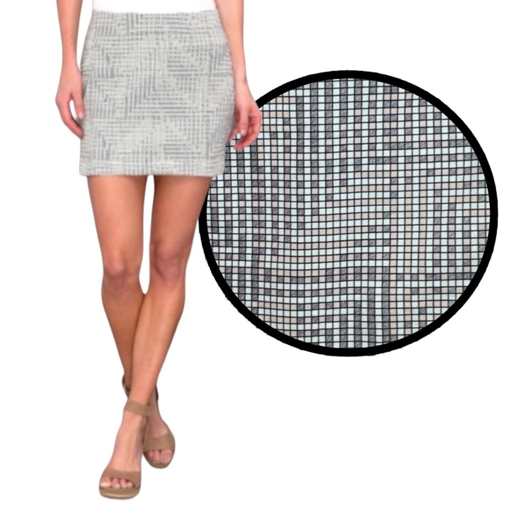 BCBGeneration Geometric Print Mini Skirt